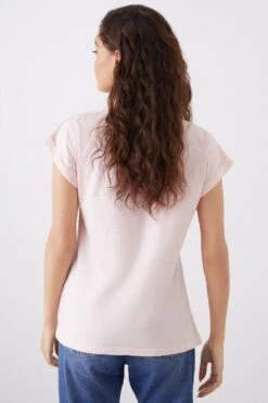 Dorothy Perkins Petite Cotton 3 Pack Roll Sleeve T-Shirt -Dorothy Perkins Shop bqq02971 multi xl 2