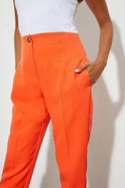 Dorothy Perkins Petite High Waisted Slim Leg Trouser -Dorothy Perkins Shop bqq04088 red xl 3