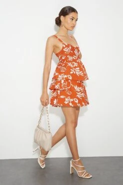 Dorothy Perkins Petite Floral Linen Cami Top 7 Dorothy Perkins Petite Floral Linen Cami Top -Dorothy Perkins Shop bqq04819 terracotta xl 1