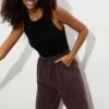 Dorothy Perkins Chocolate Silky Cupro Joggers -Dorothy Perkins Shop bqq05033 chocolate xl