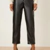 Dorothy Perkins Faux Leather Ankle Grazer Trouser