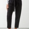 Dorothy Perkins Paperbag Belted Linen Blend Trouser 2 Dorothy Perkins Paperbag Belted Linen Blend Trouser -Dorothy Perkins Shop bqq09003 black xl