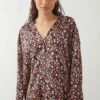 Dorothy Perkins Petite Animal Collarless Shirt 1 Dorothy Perkins Petite Animal Collarless Shirt -Dorothy Perkins Shop bqq09454 multi xl