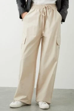 Dorothy Perkins Petite Drawstring Cargo Trouser 7 Dorothy Perkins Petite Drawstring Cargo Trouser -Dorothy Perkins Shop bqq09613 stone xl 1