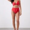 Dorothy Perkins High Waist Tie Side Bikini Full Coverage Bikini Bottoms -Dorothy Perkins Shop bqq09922 red xl