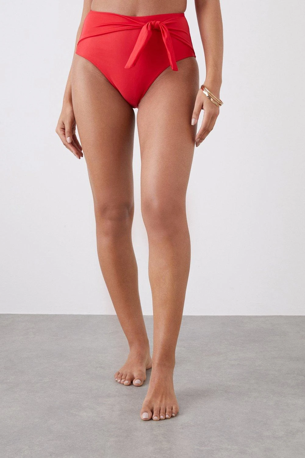 Dorothy Perkins High Waist Tie Side Bikini Full Coverage Bikini Bottoms 4 Dorothy Perkins High Waist Tie Side Bikini Full Coverage Bikini Bottoms - Image 2