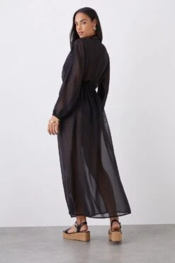 Dorothy Perkins Chiffon Printed Kaftan -Dorothy Perkins Shop bqq09994 black xl 2