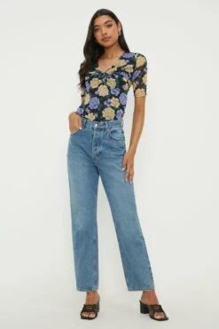 Dorothy Perkins Mesh Twist Front Top -Dorothy Perkins Shop bqq10062 multi xl 1