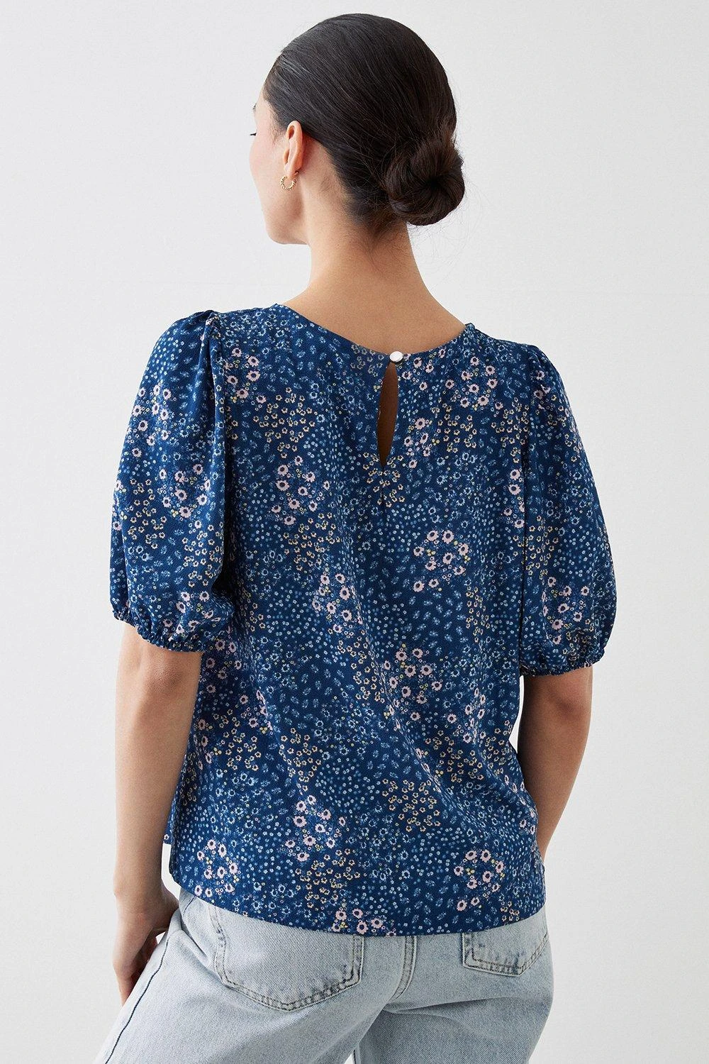 Dorothy Perkins Petite Floral Yoke Blouse 5 Dorothy Perkins Petite Floral Yoke Blouse - Image 3