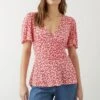 Dorothy Perkins Angel Sleeve Wrap Top -Dorothy Perkins Shop bqq10314 red xl