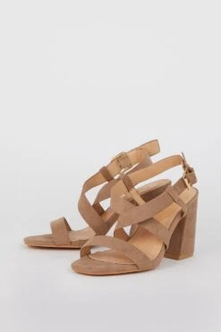 Dorothy Perkins Seema Casual Block Heel Sandals -Dorothy Perkins Shop bqq11337 taupe xl 2