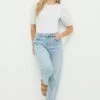 Dorothy Perkins Petite Cropped Slim Mom Jeans 2 Dorothy Perkins Petite Cropped Slim Mom Jeans -Dorothy Perkins Shop bqq11351 light20wash xl