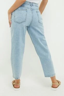 Dorothy Perkins Petite Cropped Slim Mom Jeans -Dorothy Perkins Shop bqq11351 light20wash xl 2