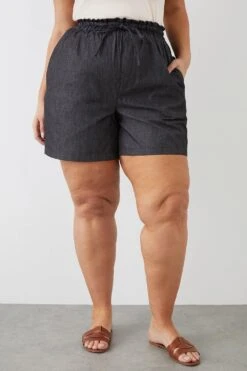 Dorothy Perkins Curve Lightweight Denim Short -Dorothy Perkins Shop bqq11509 black xl 1