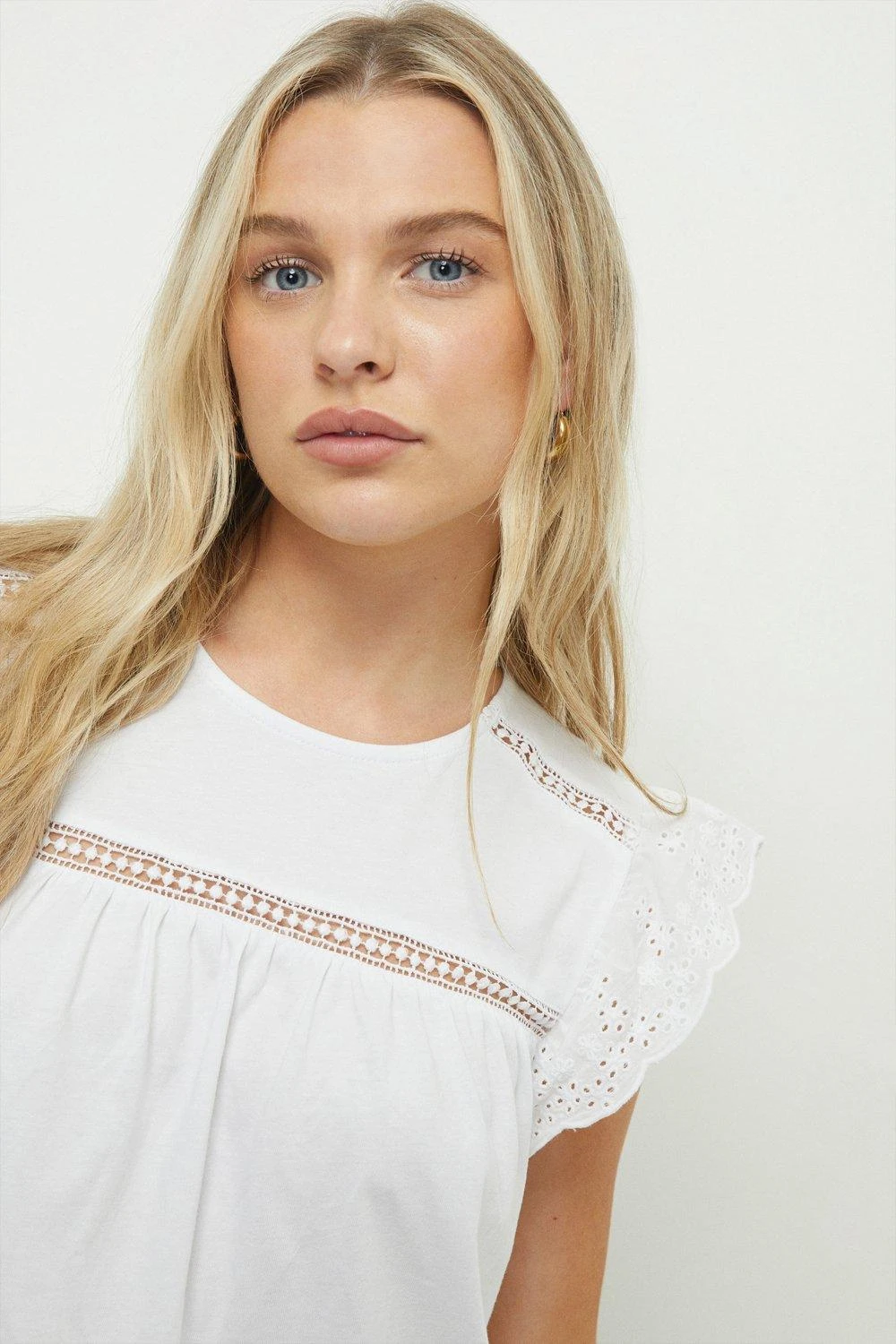 Dorothy Perkins Petite Yoke Trim T-shirt 3 Dorothy Perkins Petite Yoke Trim T-shirt