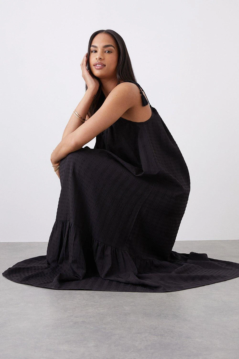 Dorothy Perkins Maxi Tassel Detail Beach Dress 4 Dorothy Perkins Maxi Tassel Detail Beach Dress - Image 2