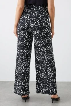 Dorothy Perkins Mono Print Wide Leg Trouser -Dorothy Perkins Shop bqq11784 mono xl 2