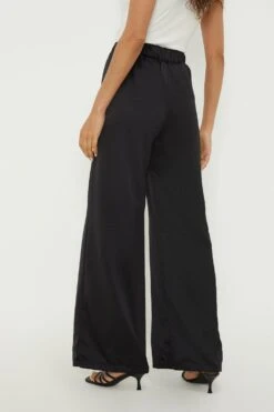 Dorothy Perkins Petite Satin Wide Leg Trousers 8 Dorothy Perkins Petite Satin Wide Leg Trousers -Dorothy Perkins Shop bqq11893 black xl 2