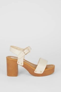 Dorothy Perkins Thalia Wooden Platform Heels -Dorothy Perkins Shop bqq12024 beige xl 1