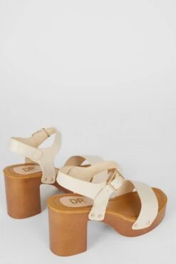 Dorothy Perkins Thalia Wooden Platform Heels -Dorothy Perkins Shop bqq12024 beige xl 3