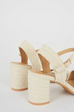 Dorothy Perkins Treasure Raffia Heeled Sandals -Dorothy Perkins Shop bqq12025 beige xl 3