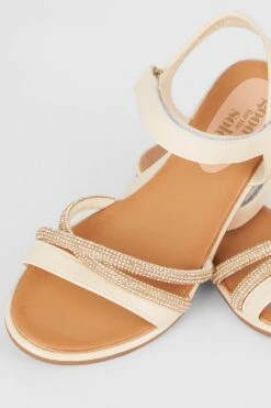 Good For The Sole Good For The Sole: Wide Fit Moni Flat Sandals -Dorothy Perkins Shop bqq12086 beige xl 3