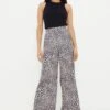 Dorothy Perkins Petite Leopard Print Straight Leg Trousers -Dorothy Perkins Shop bqq12232 animal xl