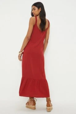 Dorothy Perkins Ruched Strap Beach Dress 8 Dorothy Perkins Ruched Strap Beach Dress -Dorothy Perkins Shop bqq12599 rust xl 2