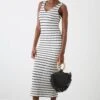 Dorothy Perkins Stripe Knitted Maxi Beach Dress -Dorothy Perkins Shop bqq12600 mono xl