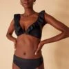 Accessorize Exaggerated Ruffle Bikini Top 2 Accessorize Exaggerated Ruffle Bikini Top -Dorothy Perkins Shop m5045463209794 black xl
