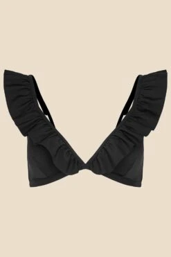 Accessorize Exaggerated Ruffle Bikini Top 9 Accessorize Exaggerated Ruffle Bikini Top -Dorothy Perkins Shop m5045463209794 black xl 3