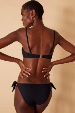 Accessorize Bunny Side Tie Bikini Bottoms -Dorothy Perkins Shop m5045463210295 black xl 2