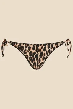 Accessorize Leopard Blanket Stitch Bikini Bottoms -Dorothy Perkins Shop m5045463210691 brown xl 3