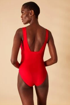 Accessorize 'Lexi' Shaping Swimsuit 8 Accessorize 'Lexi' Shaping Swimsuit -Dorothy Perkins Shop m5045463213654 red xl 2