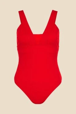 Accessorize 'Lexi' Shaping Swimsuit 9 Accessorize 'Lexi' Shaping Swimsuit -Dorothy Perkins Shop m5045463213654 red xl 3