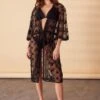 Accessorize Lace Kimono -Dorothy Perkins Shop m5045463294165 black xl