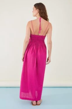 Accessorize Plain Strappy Sundress -Dorothy Perkins Shop m5045463489271 pink xl 2