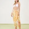 Accessorize Leaf Print Sarong 1 Accessorize Leaf Print Sarong -Dorothy Perkins Shop m5045463505513 yellow xl