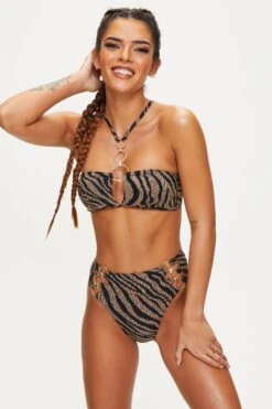 Ann Summers Santa Rosa High Waisted Bikini Bottom -Dorothy Perkins Shop m5050890604630 black xl 4