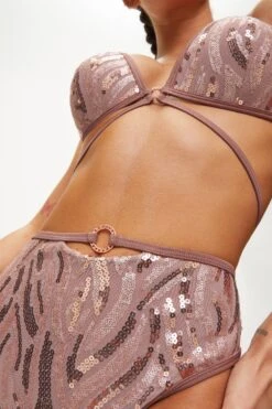 Ann Summers Gold Coast High Waisted Bikini Bottom -Dorothy Perkins Shop m5050890605484 beige xl 2