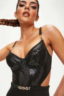 Ann Summers Hold Me Tight Swimsuit -Dorothy Perkins Shop m5050890607365 black xl 2