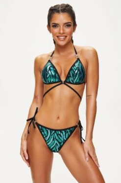 Ann Summers Gold Coast Tie Side Brazilian Bottom -Dorothy Perkins Shop m5050890625185 green xl 4